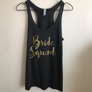 EUC Bride Squad Racerback Tank